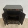 Vintage Dekoschrank mit asiatischer Handmalerei schwarz