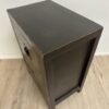 Vintage Dekoschrank mit asiatischer Handmalerei schwarz