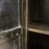 Vintage Dekoschrank mit asiatischer Handmalerei schwarz