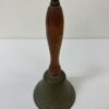 Vintage Handglocke mit Holzgriff und Metallglocke