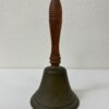 Vintage Handglocke mit Holzgriff und Metallglocke
