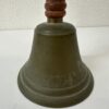 Vintage Handglocke mit Holzgriff und Metallglocke