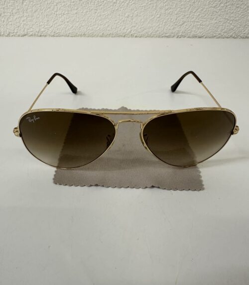 Vintage Ray-Ban Aviator Sonnenbrille goldfarben mit Etui