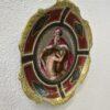 Vintage Wandteller Porzellan mit opulenter Szene