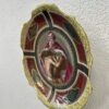 Vintage Wandteller Porzellan mit opulenter Szene