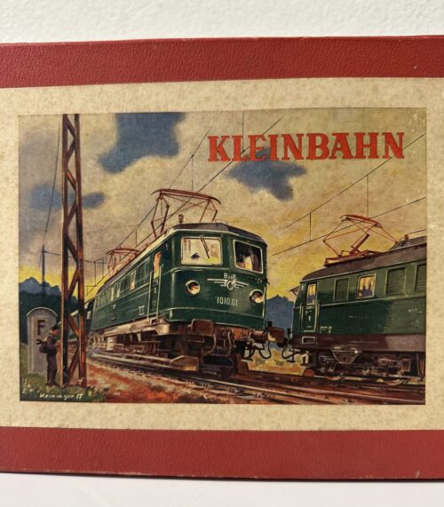 Vintage KLEINBAHN Modellbahnset mit Transformator und Gleisen