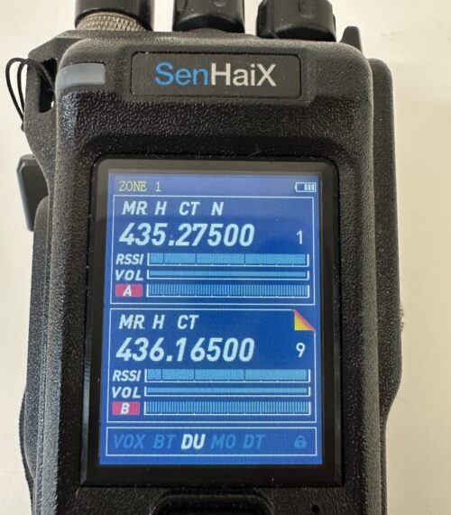 Handfunkgerät SenHaiX mit flexiblem Mikrofon und Display