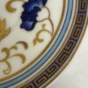 Vintage Porzellan Kaffeetasse mit Unterteller blau gold