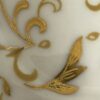 Vintage Porzellan Kaffeetasse mit Unterteller blau gold