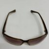 Vintage Sonnenbrille mit rosa Farbverlauf und Transparentrahmen