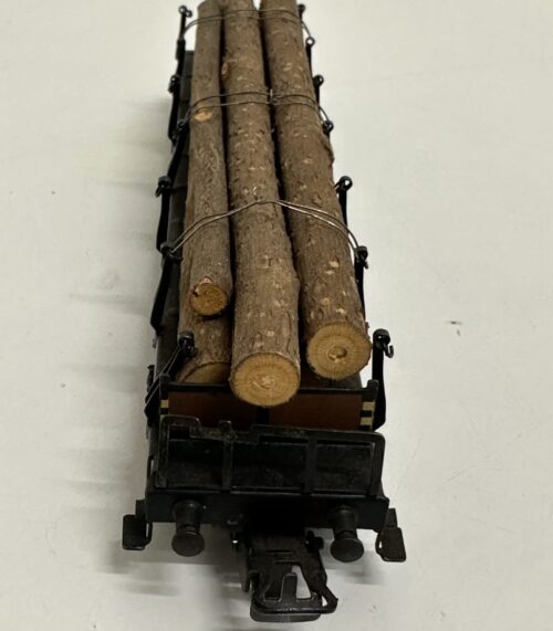 Vintage Märklin Modellbahn Holzwaggon mit Holzladung