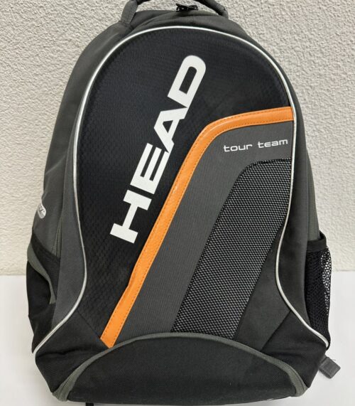Sport Rucksack HEAD schwarz orange mit Netzseitentasche