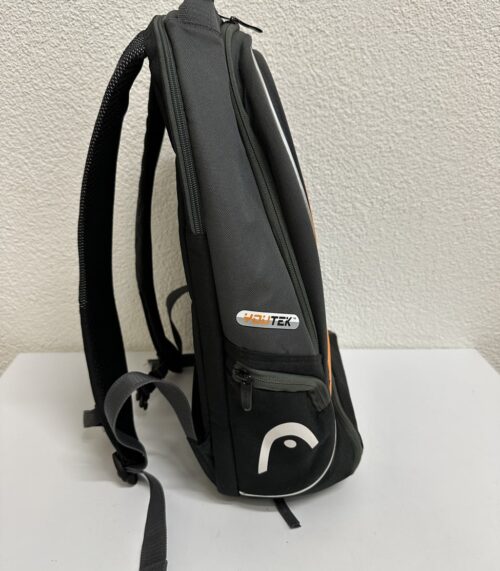 Sport Rucksack HEAD schwarz orange mit Netzseitentasche