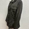bugatti Herren Freizeitjacke in Dunkelgrau mit Zipper-Taschen