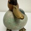 Vintage Enten Skulptur signiert Malavatti mit Patina
