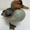 Vintage Enten Skulptur signiert Malavatti mit Patina