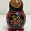 Vintage Matroschka Set aus Holz mit Blumenmotiv