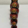 Vintage Matroschka Set aus Holz mit Blumenmotiv