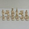 Schachfiguren Set mit Box aus Kunststoff klassisch