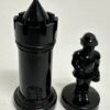 Schachfiguren Set mit Box aus Kunststoff klassisch