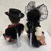 Vintage Trachtenpuppen Paar im alpinen Stil ca. 35 cm