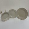 Vintage Langenthal Speiseteller Set mit Wellenrand