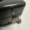 Vintage Wähltischtelefon Weidmann in Schwarz mit Glocken
