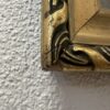 Vintage religiöses Bild Hirte mit Schafen im Goldrahmen