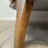 Vintage Zweisitzer Sofa mit floraler Polsterung und Holzrahmen