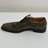 Roberto Morelli Halbschuhe olivgrün aus Leder
