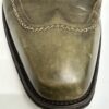 Roberto Morelli Halbschuhe olivgrün aus Leder