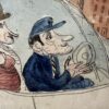 Vintage Aquarellbild Eine Reise nach Berlin K. Mühlenhaupt