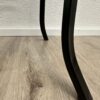 Beistelltisch IKEA KLINGSBO mit runder Glasplatte schwarz
