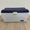 Rubbermaid Kühlbox mit Einsatzakku und Ablaufventil