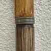 Faltregenschirm schwarz mit gebogenem Griff