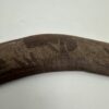 Holz Boomerang mit eingravierten Motiven