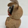 Vintage Dekofigur Hase aus Holz handbemalt