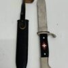 Outdoor Messer mit Kunststoffgriff und Scheide schwarz