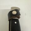 Outdoor Messer mit Kunststoffgriff und Scheide schwarz