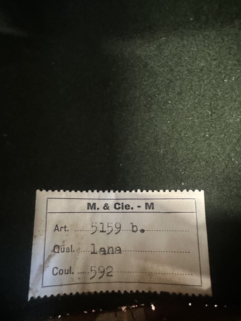 Vintage Filzhut dunkelgrün mit geflochtenem Band Kirsten-Bieri