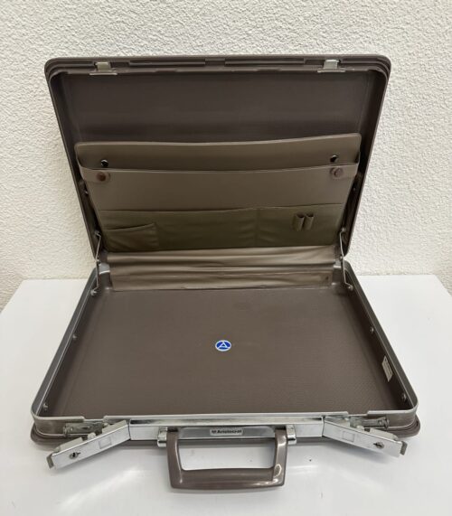 Vintage Aktenkoffer Aristocrat mit Innenfächern braun