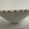 Vintage Keramikschale mit buntem Blaetterdekor