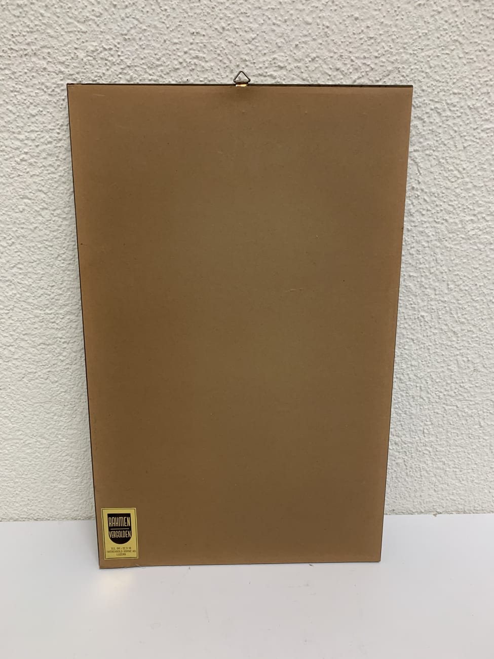Vintage Radierung Turmstadtansicht im goldenen Rahmen 6/100