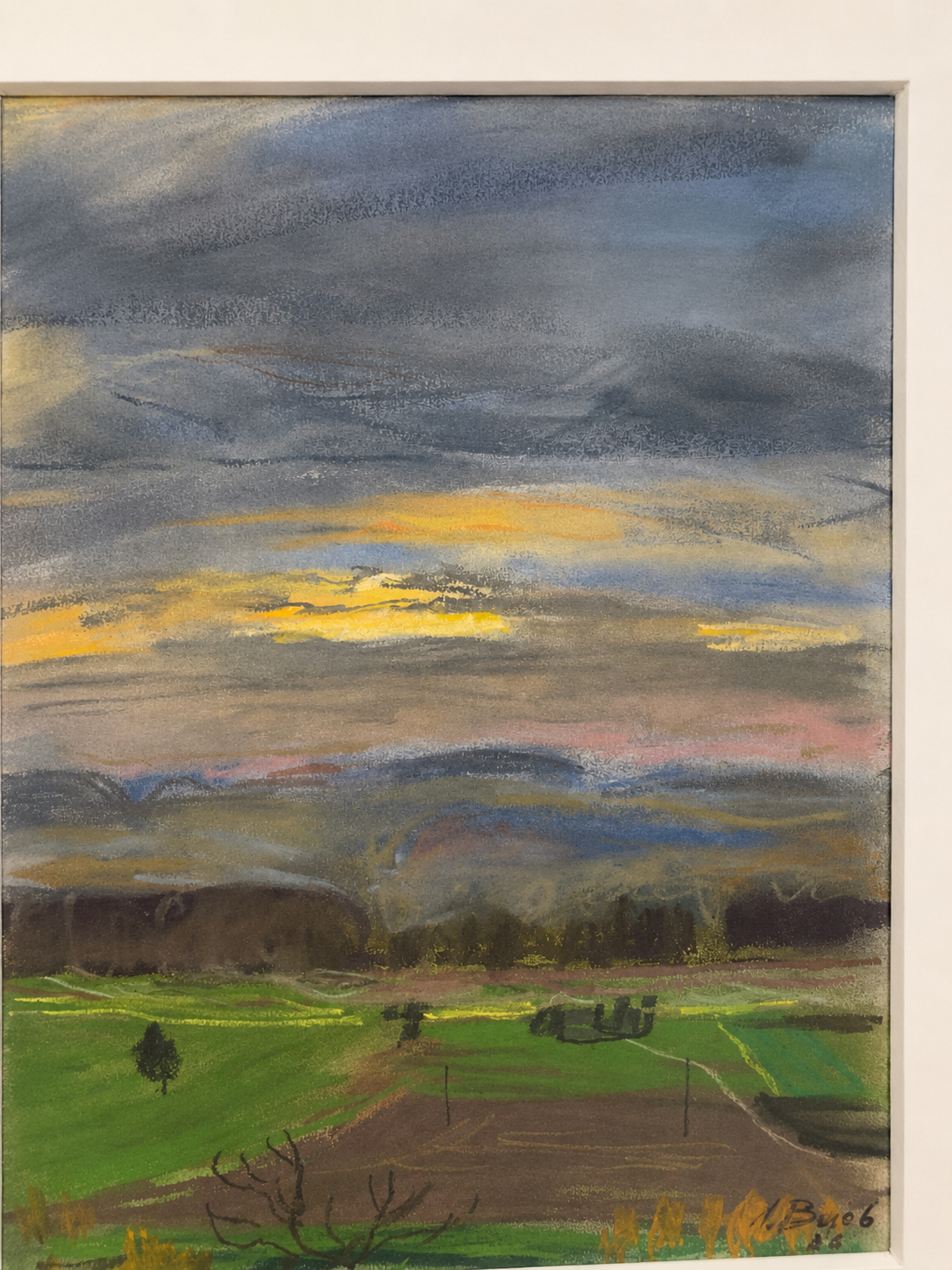 Original Gemälde von Anton Buob mit persönlicher Widmung (1986) – Bild 5