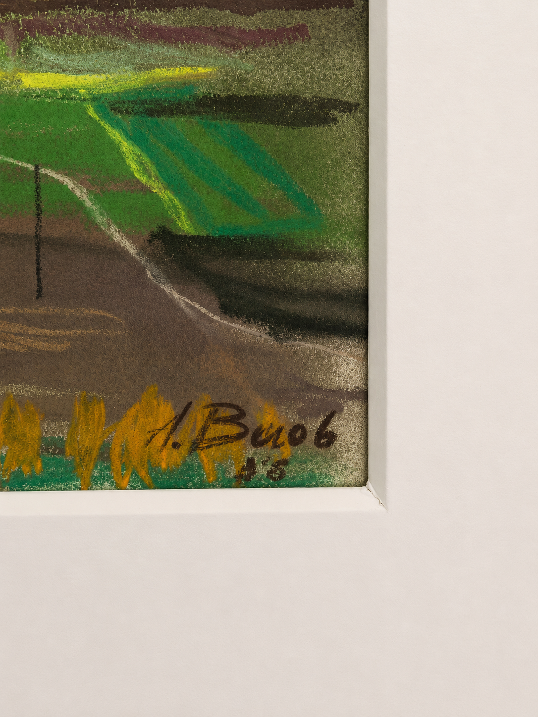 Original Gemälde von Anton Buob mit persönlicher Widmung (1986) – Bild 6