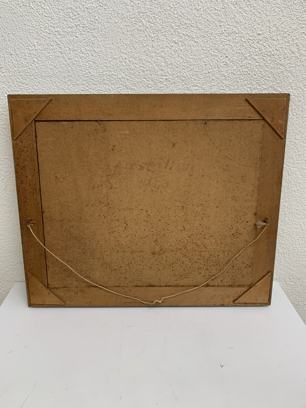 Vintage Original Ölgemälde von Jos. Benz - Alpen & Dorfansicht 61 x 52 cm – Bild 11